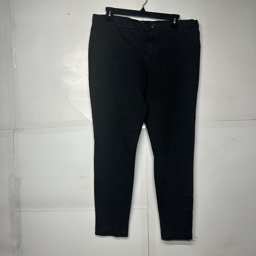 Banana Republic Women’s Size 14 Dark Gray Stretch Pants 35.5x26 Ankle Casual